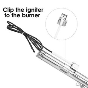 Uniflasy Push Button Grill Ignitor 2 Outlet Electronic Igniter kit for Charbroil Advantage 463343015, 463344015, 463240015, 463344116, Performance 463347017, 463673017, Commercial 463242716