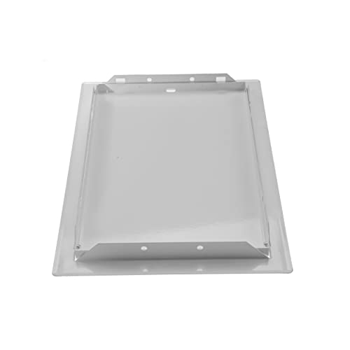 Vent Systems 8'' x 12'' Inch White Metal Access Panel - Easy Access Doors - Access Panel for Drywall, Wall, Electrical and Plumbing Service Door