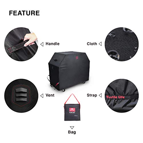 Oneness Grill Cover Gas Smoker BBQ Patio Weatherproof Sturdy Durable Grill Griddle Accessories with Upgrade Air Vent Black 64in