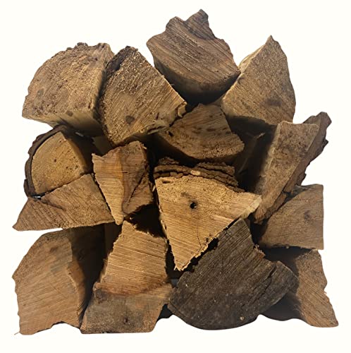 Carolina Cookwood Pecan Smoking Wood Logs for Wood Fired and Charcoal Smoker Grills - Large 6-in. Hardwood Splits, 12-17 lbs, 675 cu. in. Naturally Cured Smoker Wood