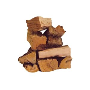 Carolina Cookwood Pecan Smoking Wood Logs for Wood Fired and Charcoal Smoker Grills - Large 6-in. Hardwood Splits, 12-17 lbs, 675 cu. in. Naturally Cured Smoker Wood
