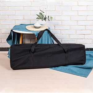 EKDJKK Waterproof BBQ Tools Carry Bag, Portable BBQ Tool Storage Bag, Thick Oxford Cloth, Outdoor BBQ Grill Accessories Bag for Camping Picnic Trip (L 62x13x24cm)