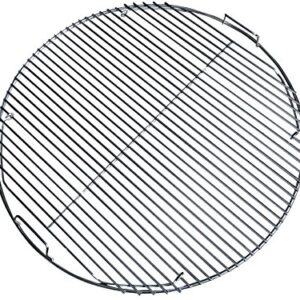 GRILLVANA 22 Inch 201 Stainless Steel Hinged Grilling/Cooking Replacement 22” grill grate - Compatible with Weber 22" Charcoal Grills - Kettle Charcoal BBQ Grilling Accessories