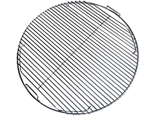 GRILLVANA 22 Inch 201 Stainless Steel Hinged Grilling/Cooking Replacement 22” grill grate - Compatible with Weber 22" Charcoal Grills - Kettle Charcoal BBQ Grilling Accessories