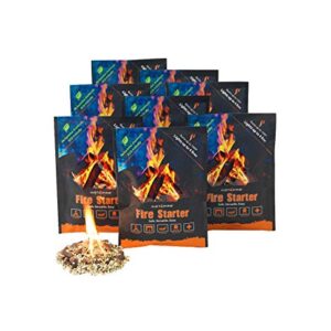 (8 Packs) Insta-Fire Fire Starter Emergency Fuel Eco-Friendly Granulated Bulk Excellent for Camping, Hiking, Fishing, and Other Outdoor Activities - As seen on Shark Tank!