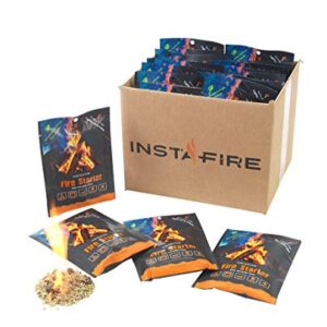 (8 Packs) Insta-Fire Fire Starter Emergency Fuel Eco-Friendly Granulated Bulk Excellent for Camping, Hiking, Fishing, and Other Outdoor Activities - As seen on Shark Tank!