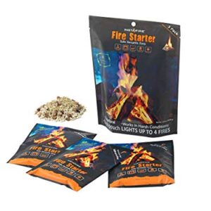 (8 Packs) Insta-Fire Fire Starter Emergency Fuel Eco-Friendly Granulated Bulk Excellent for Camping, Hiking, Fishing, and Other Outdoor Activities - As seen on Shark Tank!