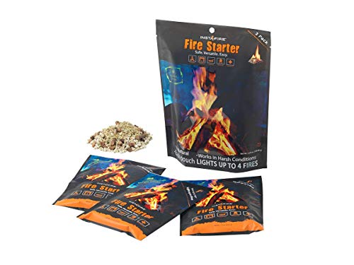 (8 Packs) Insta-Fire Fire Starter Emergency Fuel Eco-Friendly Granulated Bulk Excellent for Camping, Hiking, Fishing, and Other Outdoor Activities - As seen on Shark Tank!