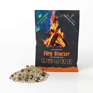 (8 Packs) Insta-Fire Fire Starter Emergency Fuel Eco-Friendly Granulated Bulk Excellent for Camping, Hiking, Fishing, and Other Outdoor Activities - As seen on Shark Tank!