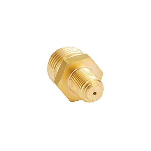 Litorange 3 PCS Propane Orifice Connector Brass Tube Fitting 3/8" Flare x 1/8" MNPT, Turkey Fryer Parts,For Propane Gas