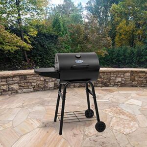 King-Griller Gambler Barrel Style Charcoal Grill