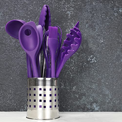 Chef Craft Premium Silicone Turner/Spatula, 11.75 inch, Purple