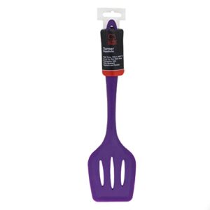 Chef Craft Premium Silicone Turner/Spatula, 11.75 inch, Purple