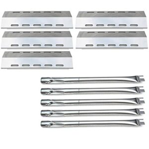 direct store parts kit dg257 replacement for ducane 5 burner 30500701/30500097 gas grill repair kit stainless steel burners & heat plates