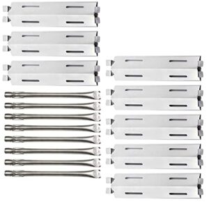 hisencn grill replacement parts for members mark gr2039201-mm-00, 17 inch heat plates, grill burners replacement for bakers and chefs st1017-012939 sams club and grill chef big-8116, uniflame (8 pack)