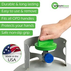 WrenchEase Propane Tank Wrench - Easy Grip Wrench For RV Propane Tank, Outdoor Propane Tank, And Other Propane Tanks With OPD (Overfill Prevention Device)