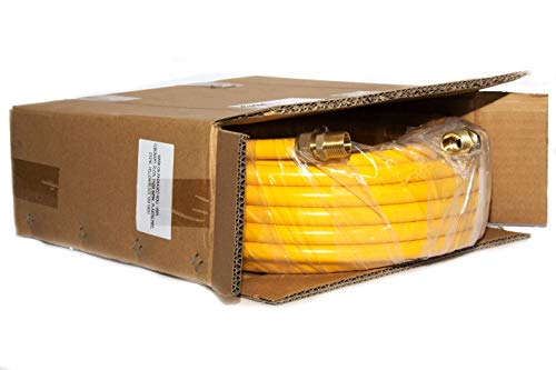 Gas Flex 1/2" Tubing Pipe KIT 33ft with 2 MALE Fittings Gasflex