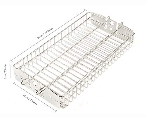 Kanka Grill 100% Stainless Steel Basket. Cook Any Food!