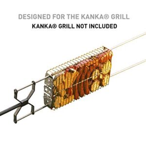 Kanka Grill 100% Stainless Steel Basket. Cook Any Food!