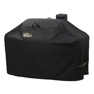 jiesuo grill cover for camp chef 36 inch pellet grills, smokepro lux 36, smokepro sgx 36, heavy duty waterproof grill cover for camp chef grill