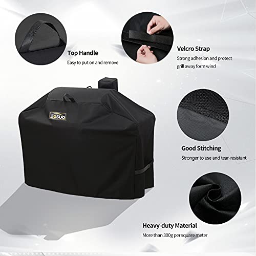 Jiesuo Grill Cover for Camp Chef 36 Inch Pellet Grills, SmokePro LUX 36, SmokePro SGX 36, Heavy Duty Waterproof Grill Cover for Camp Chef Grill