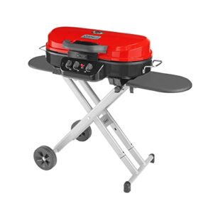 coleman gas grill | portable propane grill | roadtrip 285 standup grill, red