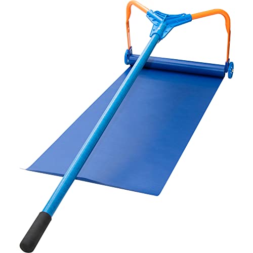 Snow Roof Rake by Avalanche! Original 750 with Slide Material: Easy Snow Removal for Metal, Cedar Shake, Tile, Architectural Shingled Roofs and Solar Panels. 17 Inch Wide, 16 Feet Long, 3 Inch Wheels