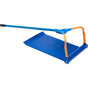 Snow Roof Rake by Avalanche! Original 750 with Slide Material: Easy Snow Removal for Metal, Cedar Shake, Tile, Architectural Shingled Roofs and Solar Panels. 17 Inch Wide, 16 Feet Long, 3 Inch Wheels