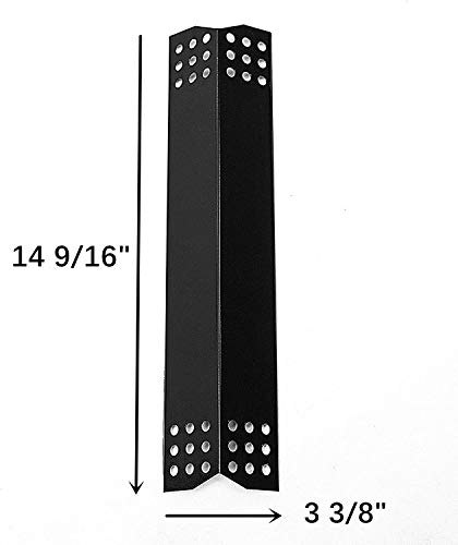 Replace parts Porcelain Steel Heat Plate, Replacement for Grill Master 720-0697, 720-0737, Nexgrill 720-0830H, 720-0783E Gas Grill Models (Porcelain Steel -4pcs)