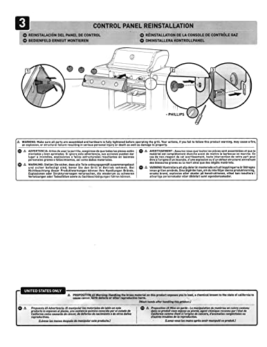 Weber 66220 Igniter Switch for Genesis II and Spirit II Models (2017 and Newer).