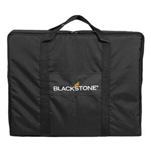 blackstone 1723 tabletop griddle carry bag fits 22 inch portable bbq grill travel-600d heavy duty weather resistant cover, 22 inch, black