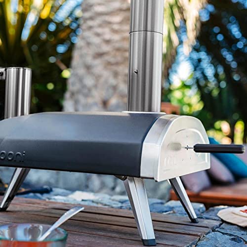 ooni Fyra 12 Wood Fired Outdoor Pizza Oven – Portable Hard Wood Pellet Pizza Oven – Ideal for Any Outdoor Kitchen