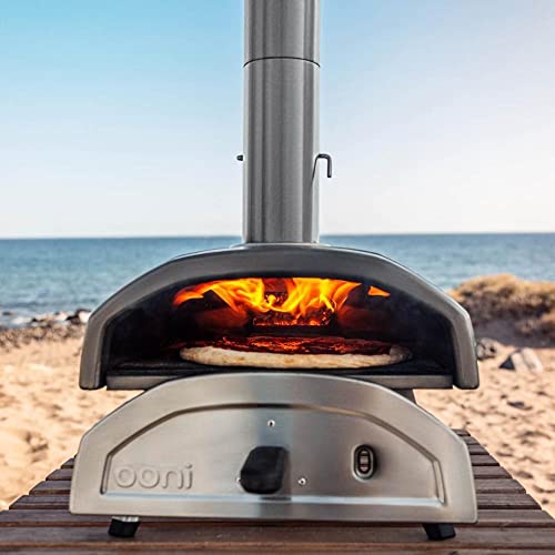 ooni Fyra 12 Wood Fired Outdoor Pizza Oven – Portable Hard Wood Pellet Pizza Oven – Ideal for Any Outdoor Kitchen