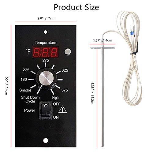 Digital Thermostat Kit for Traeger Pellet Grills, Barbecue Grill Replacement Parts, Digital Thermometer Pro Controller