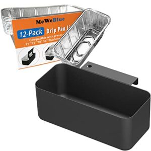 grease catcher for blackstone griddle with 12 pack blackstone grease cup liners, griddle accessories kit