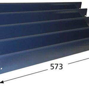 Music City Metals 95365 Porcelain Steel Heat Plate Replacement for Select Weber Gas Grill Models, Set of 5
