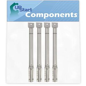upstart components 4-pack bbq gas grill tube burner replacement parts for nex 720-0778c - compatible barbeque stainless steel pipe burners