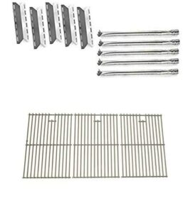 nexgrill 720-0025 barbecue grill replacement kit - 5 stainless burners, 5 heat shields and heavy duty stainless steel cooking grates