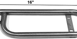 Repair Kit For Home Depot DGP350SNP-D, DGP350NP-D, Dyna-Glo DGP700SSB, DGP350NP, DGP700SSB-D, DGP350SNP & Lowes 221380 Gas Models Includes 2 Curved Pipe Burners (Left & Right) & 2 Heat Plates