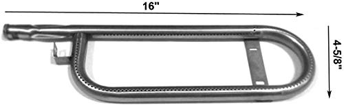 Repair Kit For Home Depot DGP350SNP-D, DGP350NP-D, Dyna-Glo DGP700SSB, DGP350NP, DGP700SSB-D, DGP350SNP & Lowes 221380 Gas Models Includes 2 Curved Pipe Burners (Left & Right) & 2 Heat Plates