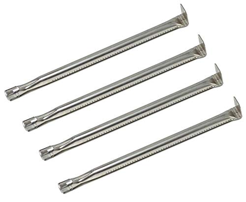 GrillSpot Napoleon Gas Grill Stainless Steel Burner Replacement for LEX, Prestige & Other Models - Exact Fit Barbecue Grill Parts (Set of 4)