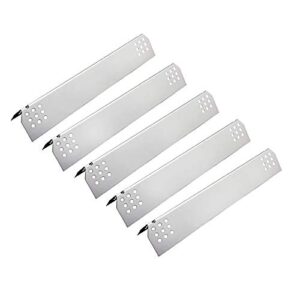 bbq funland sh7451 (5-pack) stainless steel heat plates replacement for gas grill model kitchen aid 720-0745, jenn air gas barbecue grill 720-0336b, 720-0336c, 720-0709, 720-0709b, 720-0720
