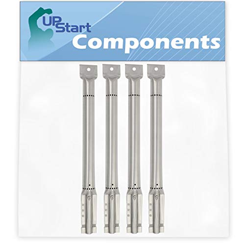 UpStart Components 4-Pack BBQ Gas Grill Tube Burner Replacement Parts for Duro 740-3003-BI - Compatible Barbeque Stainless Steel Pipe Burners