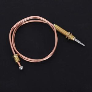 TOPINCN Thermocouple M8 Thread Heating Gas Burner Replacement Thermocouple Probe 600mm for Fireplace BBQ Grill Accessories