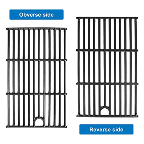 Uniflasy Stainless Steel Heat Heat Plates and Cast Iron Cooking Grid Grates fits CharBroil Performance Series 4-Burner 463365021 463351021 463352521 Gas Grill