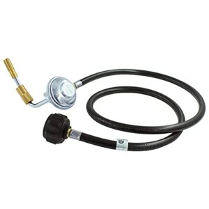 mensi 6 feet 1lb to 20lbs propane tank cylinder extension hose with 1 pound regulator assembly kit for blackstone 17" and 22" griddle