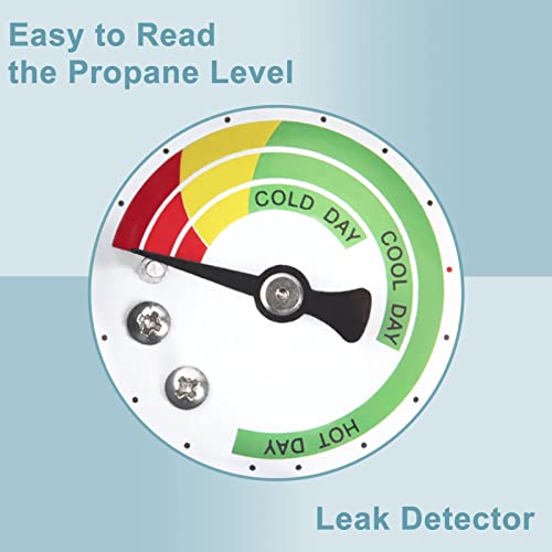 SHINESTAR a Propane Tank Gauge for 5-40lb LP Tank, and 0-20 PSI Adjustable Propane Regulator with Hose (4FT), Perfect for Turkey Fryer, Grill, Gas Burner, Fire Pit, Orifice Connector Included