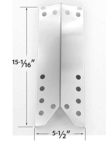 Stainless Steel Heat Shield for Kenmore 122.16431010, 122.16538900, 122.16539900, 122.16641900, 16539, 16641, 640-26629611-0, 640-82960811 and Grill Master 720-0670E Gas Models