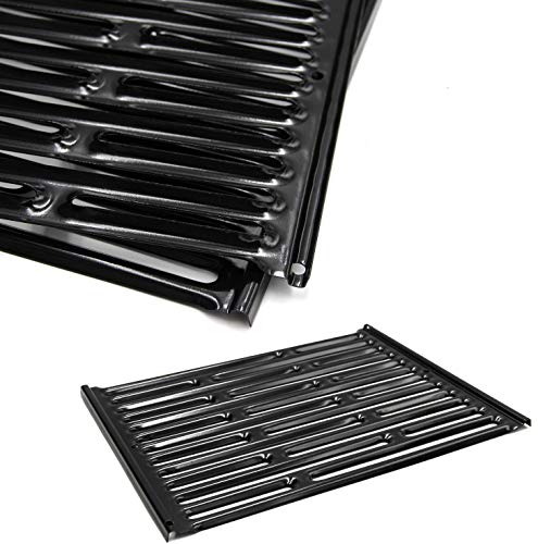 Hongso 15" Grill Grates and 21.5" Flavorizer Bars Heat Plates Replacement Parts for Weber Spirit E S 200 210 with Side Control, Genesis Silver A, Spirit 500 Gas Grills