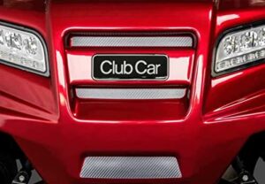club car onward carbon fiber grill accents